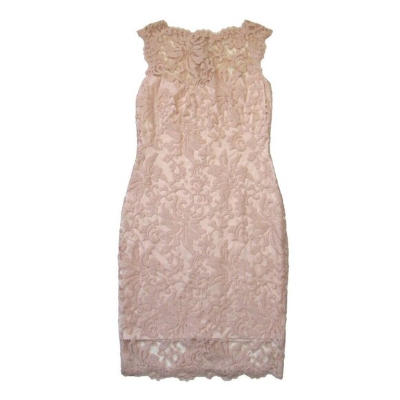 NWT TADASHI SHOJI Olena in Primrose Embroidered Tulle Sheath Dress 6 - Picture 1 of 4